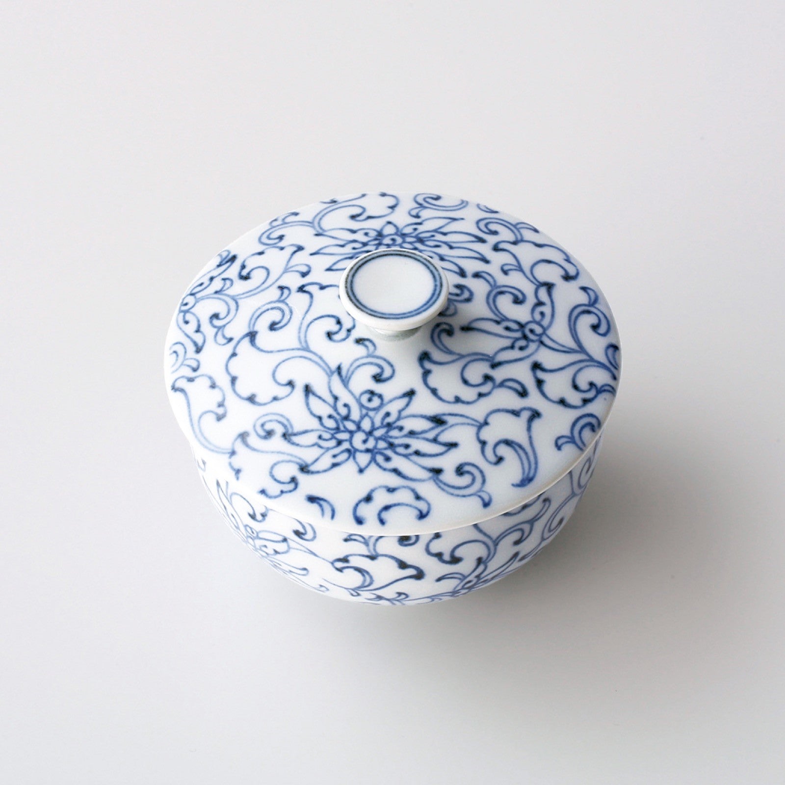 Kyōkarakusa of tea cups【Paulownia Box】(5 pieces) Seto ware