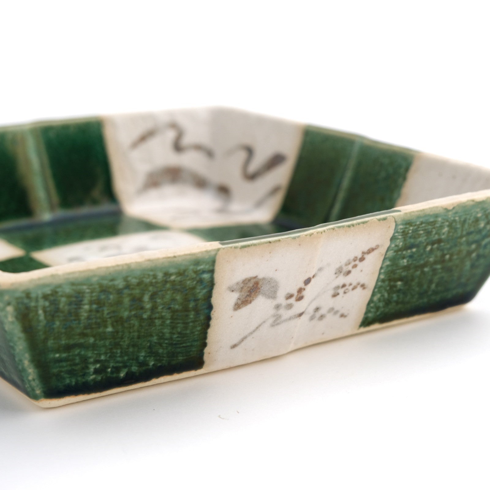 Ichimatsu of Bowl (1 piece) Seto ware