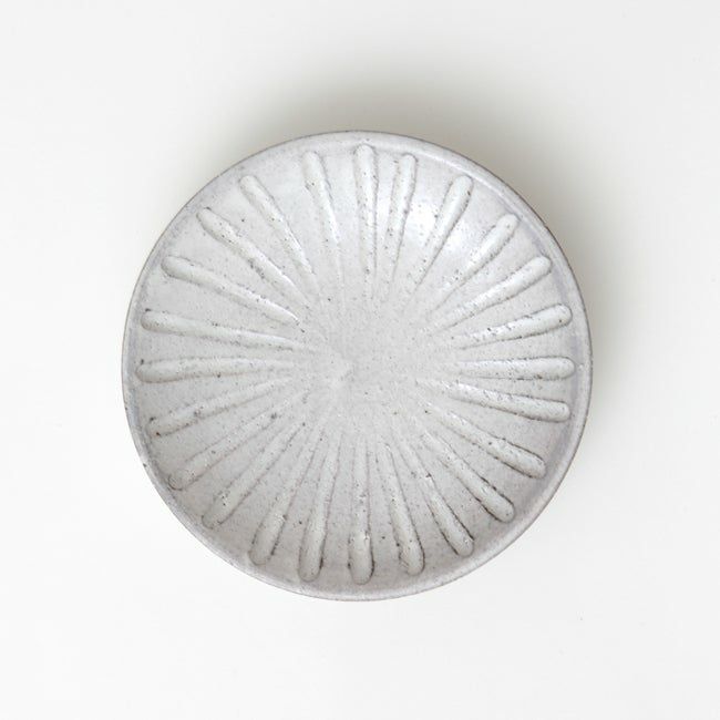 Kohikihorimon Medium Plate (2 pieces) Mino ware