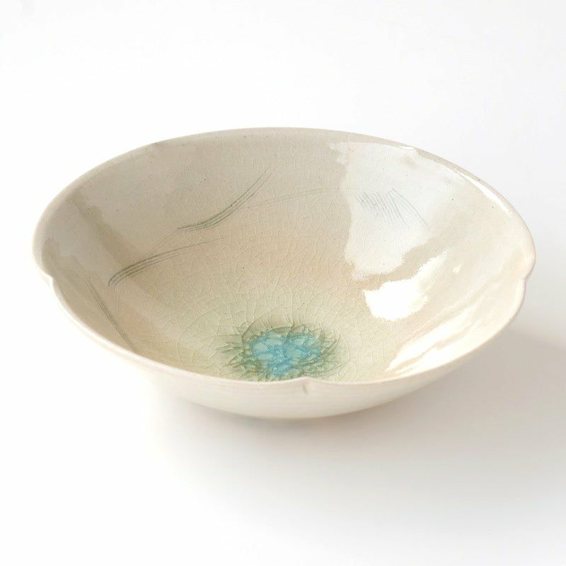Haiyūsōmon serving bowl (1 piece) Mino ware