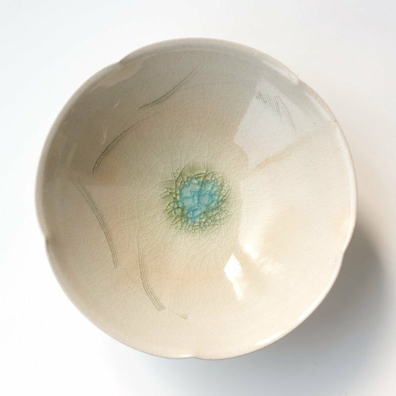 Haiyūsōmon serving bowl (1 piece) Mino ware