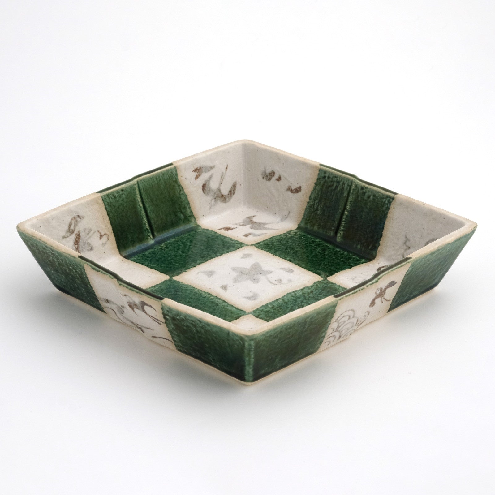 Ichimatsu of Bowl (1 piece) Seto ware