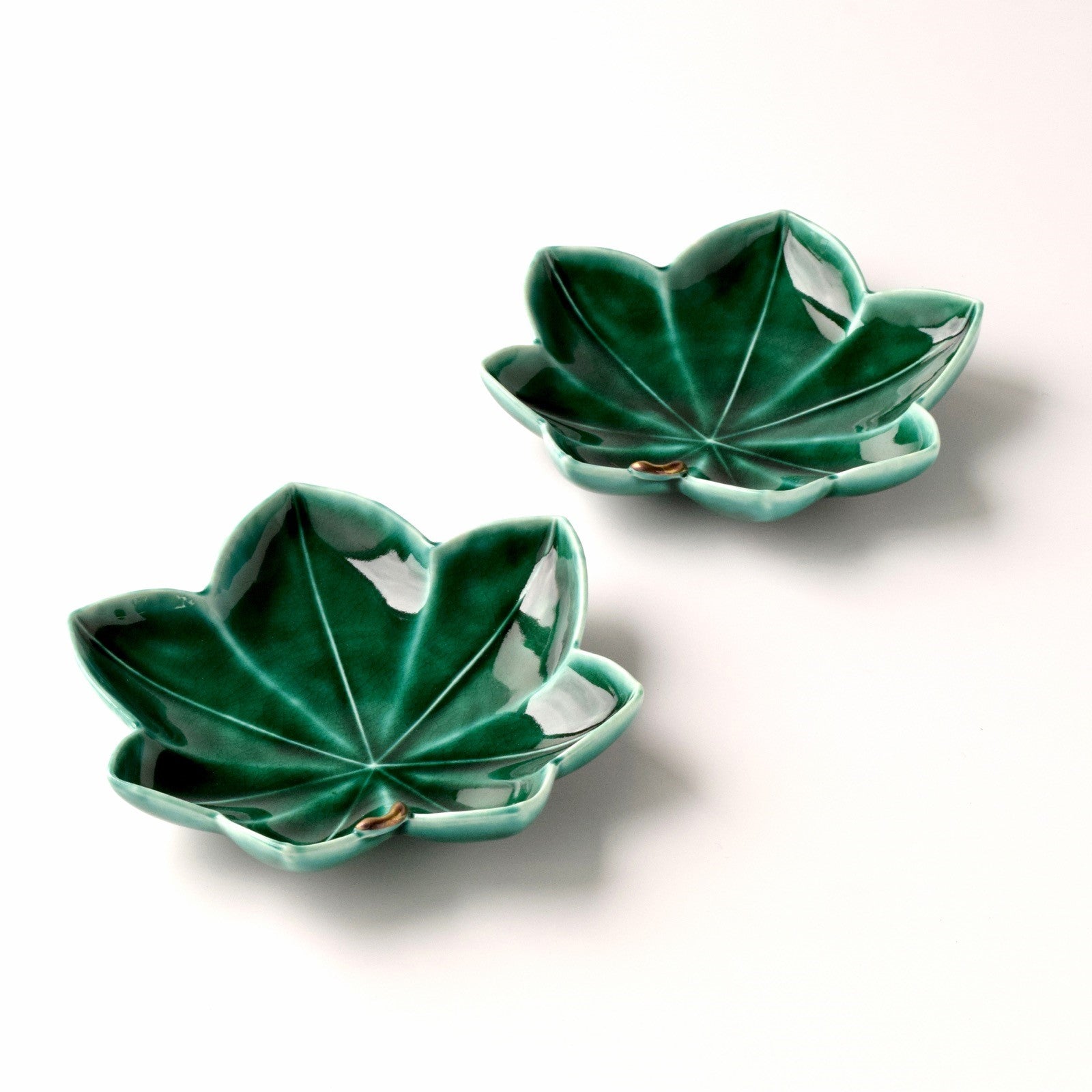 Aokaede of Individual plates (2 pieces) Mino ware