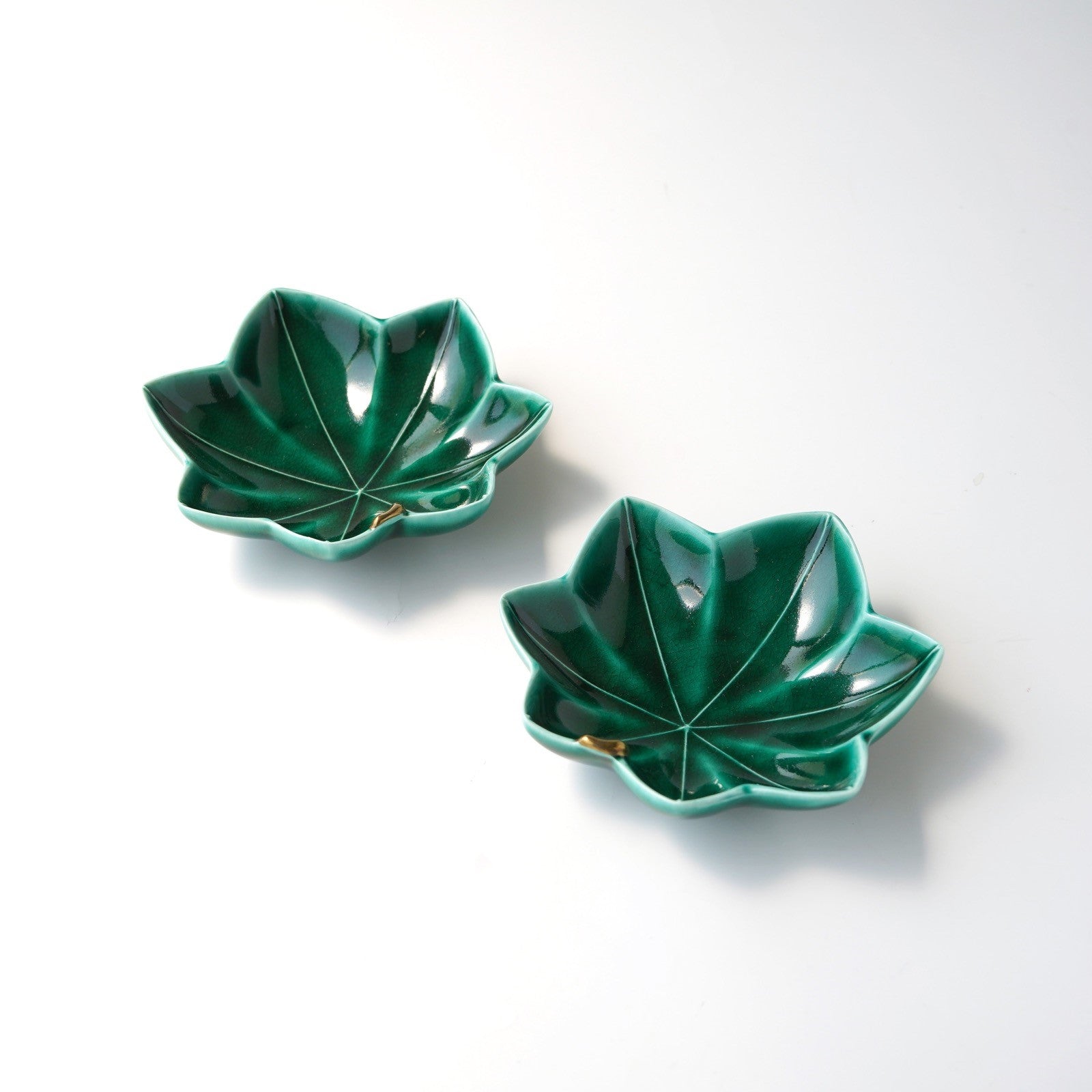 Aokaede of small plate(2 pieces)Mino ware