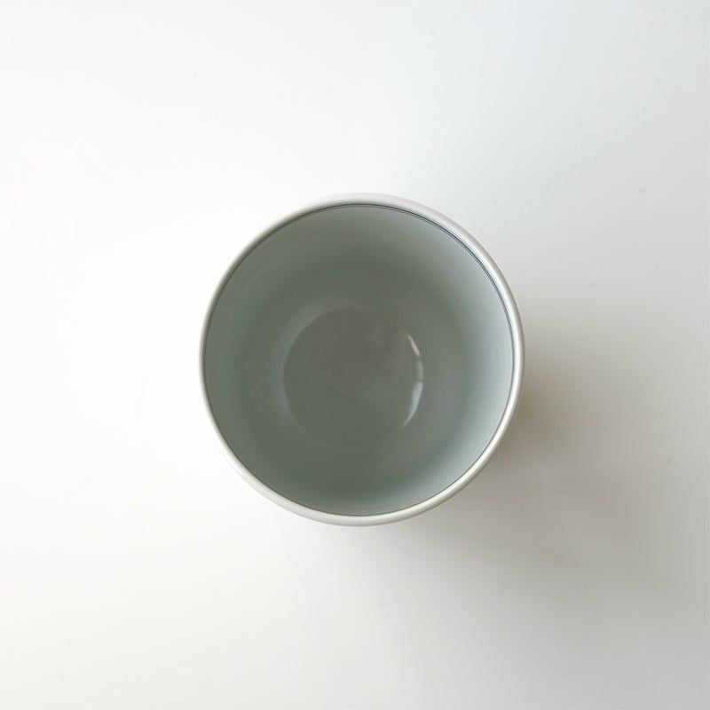 Chōjū-giga of Teacup【blue and white】(1 piece) Kyo ware/Kiyomizu ware