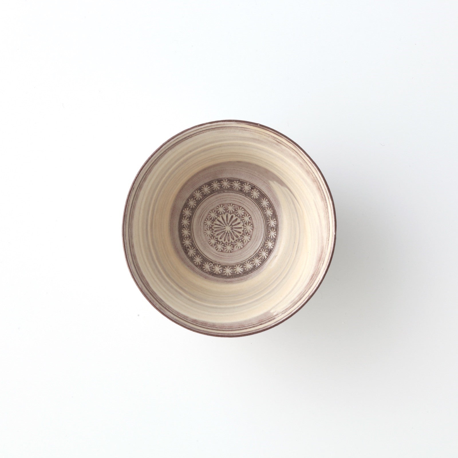 Kyōmishima of tea cup【Paulownia Box】 (5 pieces) Kyo ware/Kiyomizu ware