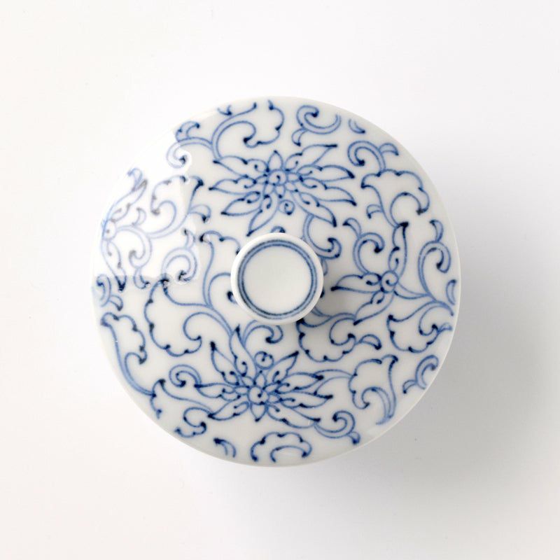 Kyōkarakusa of tea cups【Paulownia Box】(5 pieces) Seto ware