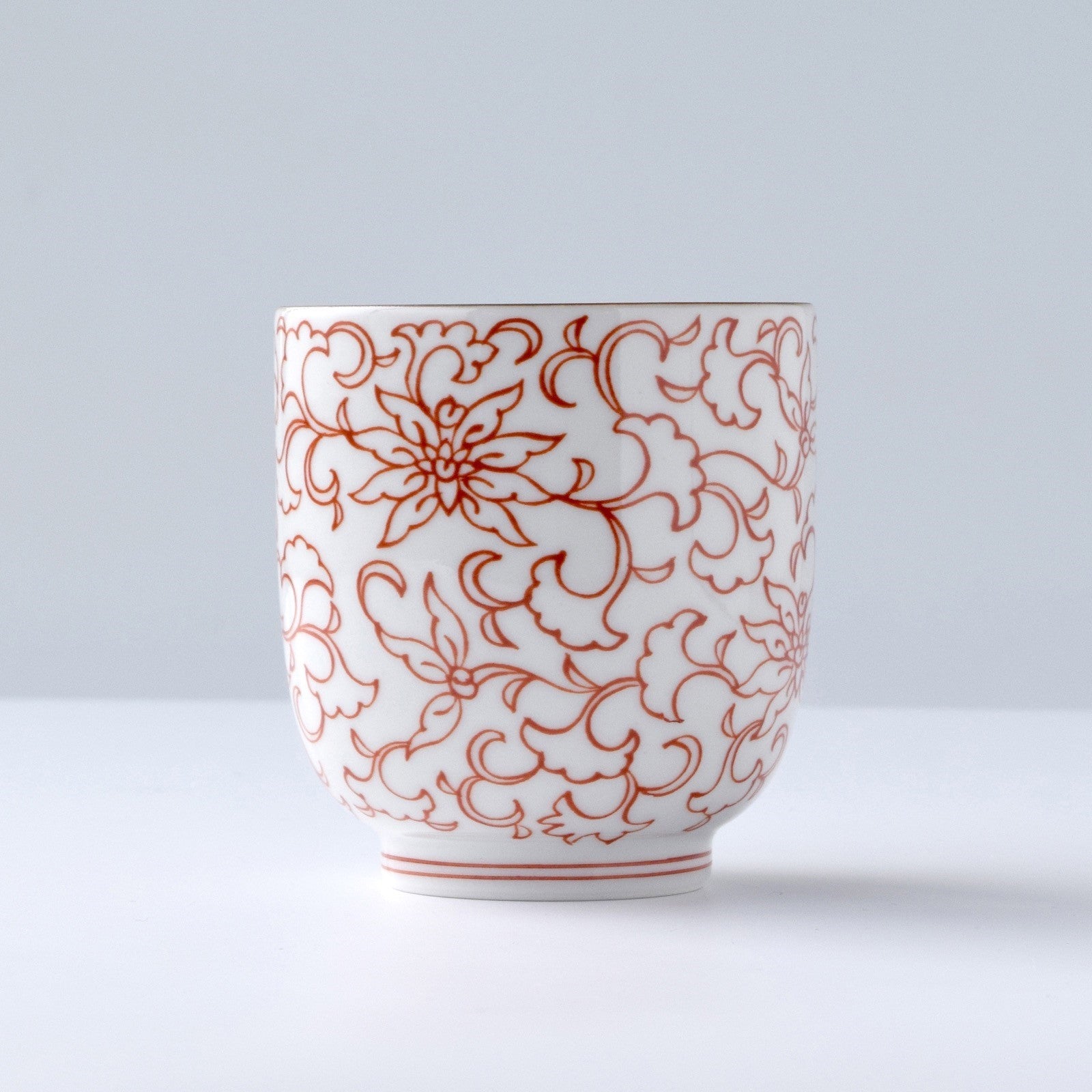 Kyōkarakusa pair of teacups(2 pieces) Seto ware